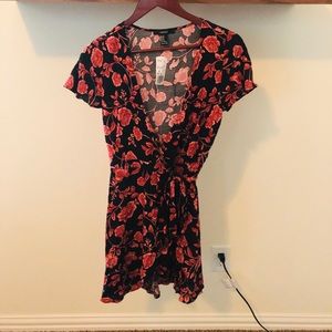 Floral Wrap Dress NWT